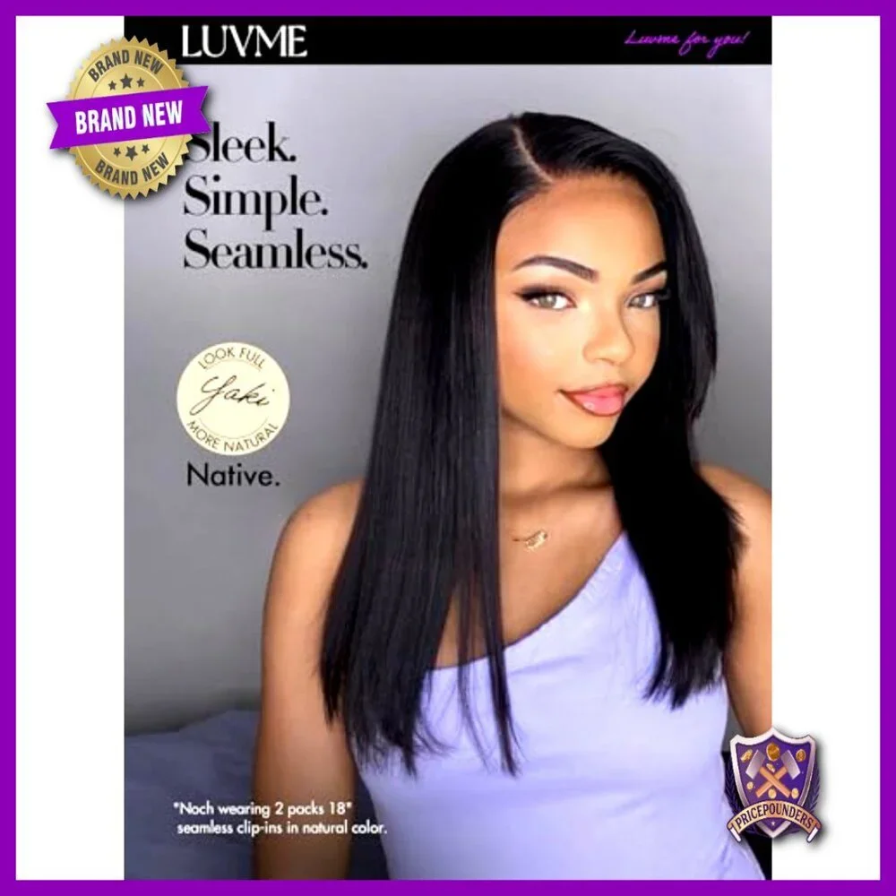 16 Inch Seamless Clip In Hair Extensions 110g 6Pcs Real Human Hair